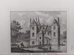 142 / Huis te Spangen in Overschie Rotterdam Gravure 1790, Ophalen of Verzenden