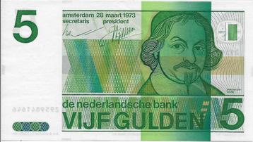 5 gulden 1973 'Vondel II' Uncirculated beschikbaar voor biedingen
