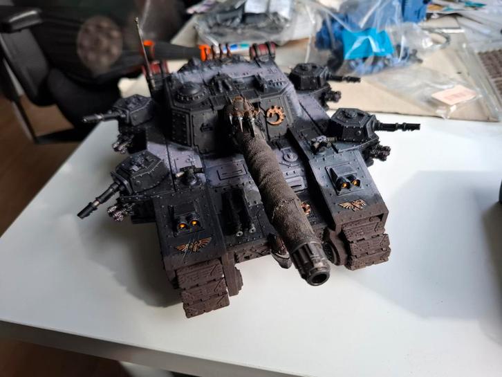 GSC Shadowsword/Baneblade Warhammer 40k, Hobby en Vrije tijd, Wargaming, Gebruikt, Warhammer 40000, Figuurtje(s), Geverfd, Ophalen of Verzenden