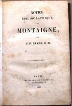 Payen 1837-1856 Michel Montaigne - Verzameling werken, Ophalen of Verzenden