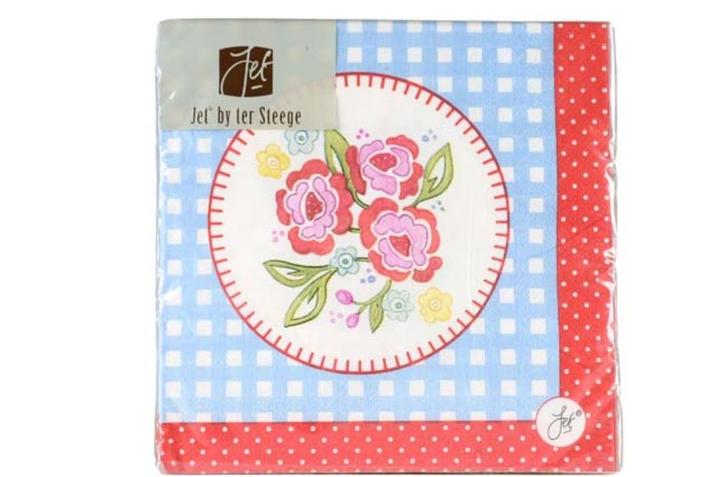 Servetten Jet C'est la Vie servies, Huis en Inrichting, Keuken | Servies, Nieuw, Overige typen, Overige stijlen, Overige materialen