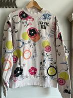 Once we were warriors oversized sweater S, Verzenden, Beige, Zo goed als nieuw, Maat 36 (S)