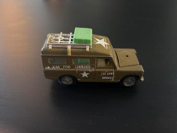 Mebetoys A-67 Land Rover XM706 U.S. Army (vintage diecast), Hobby en Vrije tijd, Modelauto's | 1:43, Zo goed als nieuw, Auto, Overige merken