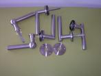 3 x set zware deurkrukken , nieuwstaat (1 betalen, 2 gratis), Ophalen of Verzenden, Zo goed als nieuw, Rvs, Klink of Kruk