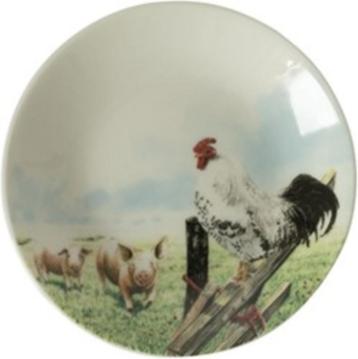 Petit Four bordjes Kip - Varken Wiebe van der Zee servies beschikbaar voor biedingen