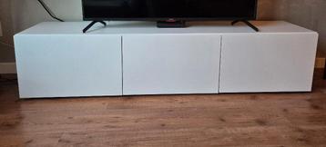 Ikea Besta tv meubel wit - afbeelding 1