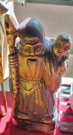 Hand Carved Japanese/Chinese Statue, Ophalen of Verzenden