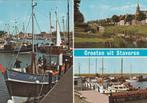 STAVOREN Haven Vissersschepen Panorama Groeten, Verzamelen, Ansichtkaarten | Nederland, Verzenden, 1960 tot 1980, Gelopen, Friesland