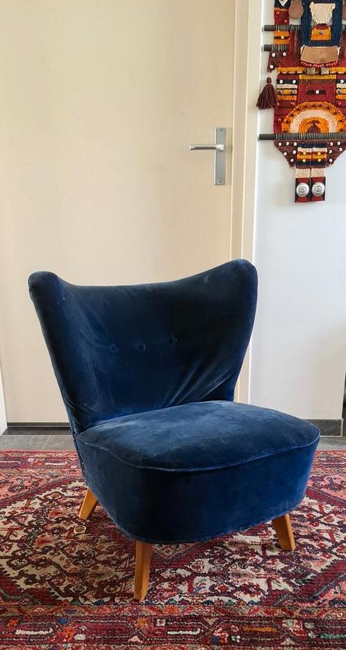 Vintage Cocktail stoel / Fauteuil  '70, Huis en Inrichting, Fauteuils, Gebruikt, 50 tot 75 cm, Ophalen of Verzenden