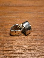 Zilveren V vorm oorbellen, Ophalen of Verzenden, Zo goed als nieuw, Zilver, Zilver