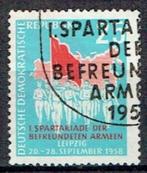 DDR 1958 Spelen Bevrijding Armenië vlaggen, Ophalen of Verzenden, DDR, Gestempeld