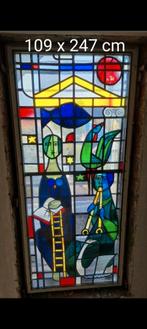 Gebrandschilderd glas in lood, Antiek en Kunst, Ophalen of Verzenden