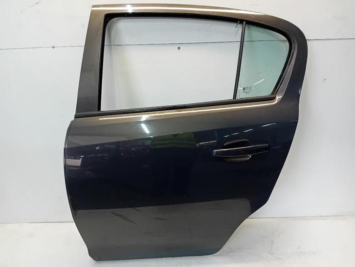 Portier links achter Opel Corsa, Auto-onderdelen, Carrosserie en Plaatwerk, Deur, Opel, Gebruikt, Herkomst onderdeel bekend, 12 maanden garantie