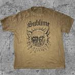 vintage Sublime T-shirt Sun Face Band LogoT-242, Vintage, Verzenden, Vintage, Geel