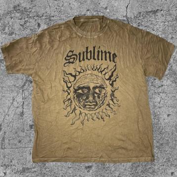 vintage Sublime T-shirt Sun Face Band LogoT-242 beschikbaar voor biedingen