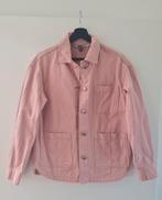 Lichtroze spijkerjas, maat XS oversized, H&M, ZGAN, Kleding | Dames, Jassen | Zomer, H&M, Ophalen of Verzenden, Zo goed als nieuw
