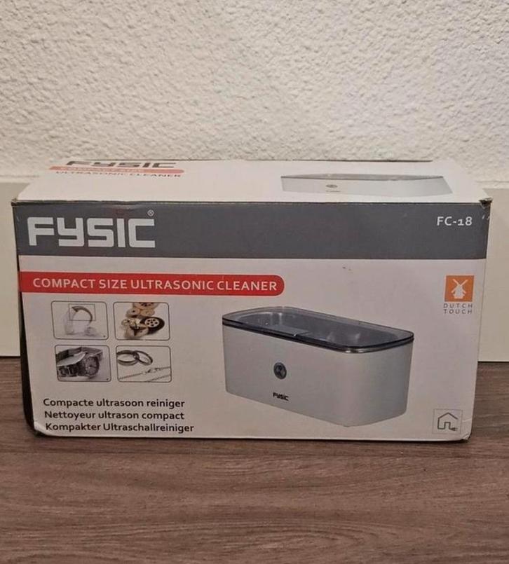 Fysic FC-18 Ultrasone Reiniger - Compact, Sieraden, Tassen en Uiterlijk, Overige Accessoires, Zo goed als nieuw, Ophalen