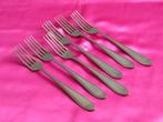 6 dinervorken 20,5cm Gero Zilmeta 718 puntfilet jaren 1940, Gebruikt, Ophalen of Verzenden, Rvs of Chroom, Vaatwasserbestendig
