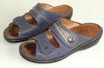 Finn Comfort dames sandalen/slippers maat 40 wijdte D, Finn Comfort, Blauw, Gedragen, Sandalen of Muiltjes