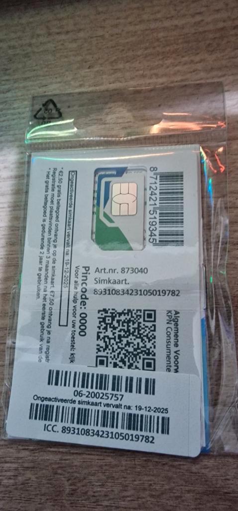 Makkelijke dikke KPN nummer; 06 2002 57 57, Telecommunicatie, Prepaidkaarten en Simkaarten, Nieuw, Overige providers, Ophalen of Verzenden