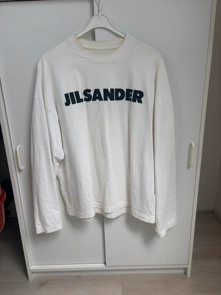 Jill sander M, Kleding | Heren, Truien en Vesten, Zo goed als nieuw, Wit, Ophalen of Verzenden