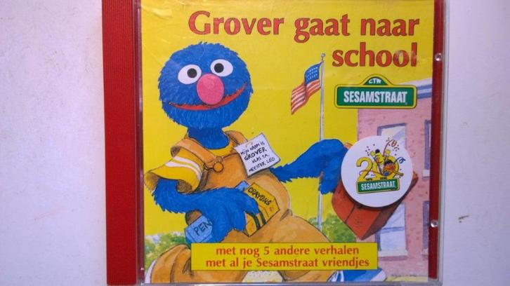 Sesamstraat - Grover Gaat Naar School, Cd's en Dvd's, Cd's | Kinderen en Jeugd, Zo goed als nieuw, Muziek, 3 tot 5 jaar, 6 tot 9 jaar