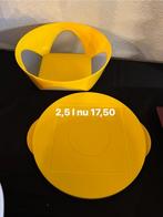 Tupperware Atlantis Schaal 2,5L, Huis en Inrichting, Keuken | Tupperware, Ophalen of Verzenden, Nieuw, Geel, Schaal