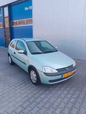 Opel Corsa 1.2 16V comfort 3D 2001 Groen 104.000km beschikbaar voor biedingen