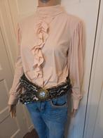 Studio Anneloes M blouse bloes ruches roze, Ophalen of Verzenden, Zo goed als nieuw, Roze