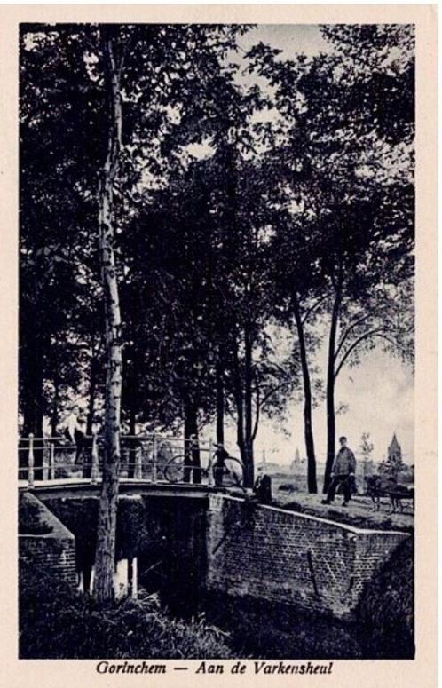 Gorinchem, aan de Varkensheul, Verzamelen, Ansichtkaarten | Nederland, Ongelopen, Zuid-Holland, Voor 1920, Verzenden