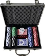 Speelfiches complete set poker, Hobby en Vrije tijd, Gezelschapsspellen | Kaartspellen, Vijf spelers of meer, Gebruikt, Ophalen of Verzenden