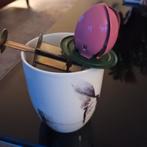 Antiek Chinese tin toy, Easter Egg met pop-up kuikentje, Ophalen of Verzenden