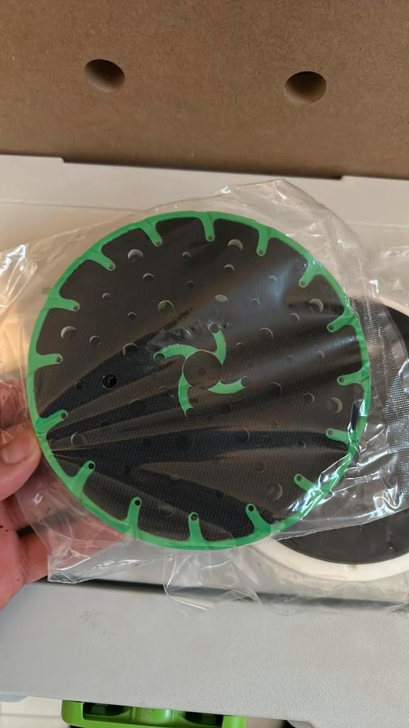 Festool rotex 150 150mm FastFix schuurzool nieuw, Doe-het-zelf en Verbouw, Gereedschap | Schuurmachines, Nieuw, Excentrische schuurmachine