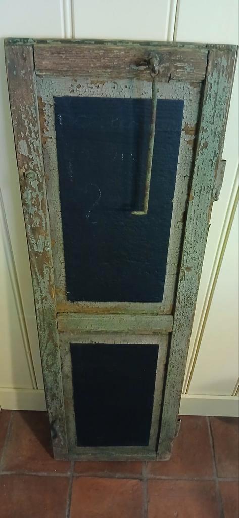 Super gaaf oyd  luik met 2 gezichten... krijtbord decoratief, Huis en Inrichting, Woonaccessoires | Kamerschermen, Zo goed als nieuw