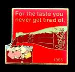 Coca- Cola 1966 pin vierkant epoxy, Verzamelen, Speldjes, Pins en Buttons, Verzenden, Nieuw, Transport, Speldje of Pin