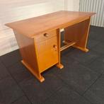Vintage klein houten bureau bureautje, Ophalen, Gebruikt