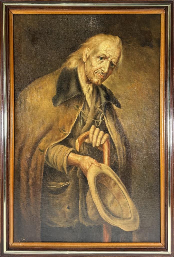 147. Olieverfschilderij, W. Lang, eind 19e eeuw, Oostenrijk, Antiek en Kunst, Kunst | Schilderijen | Klassiek, Ophalen of Verzenden