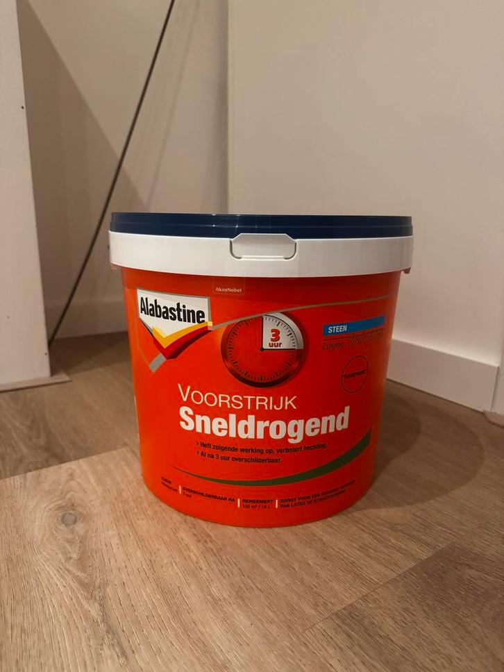 Albastine Voorstrijk 10L Sneldrogend - Nieuw!, Doe-het-zelf en Verbouw, Verf, Beits en Lak, Nieuw, Verf, 10 tot 15 liter, Overige kleuren