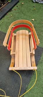 Vintage Eddie Bauer Houten Slee, Ophalen, Gebruikt