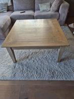 Te koop houten vierkanten vintage salontafel, Ophalen, Gebruikt, 50 tot 100 cm, 50 tot 75 cm
