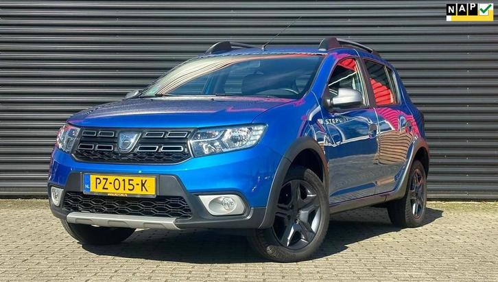 Dacia Sandero 0.9 TCe SL Stepway | Airconditioning | Trekhaa, Auto's, Dacia, Bedrijf, Te koop, Sandero Stepway, ABS, Airbags, Airconditioning