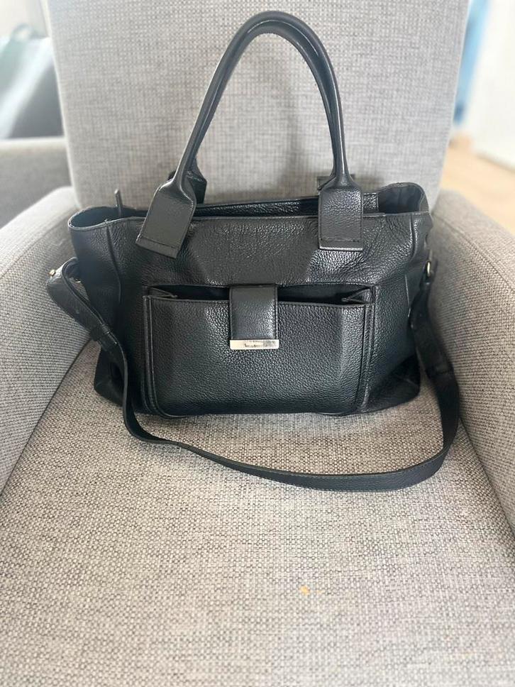 See by Chloé tas – zwart leer, Sieraden, Tassen en Uiterlijk, Tassen | Damestassen, Gebruikt, Handtas, Zwart, Ophalen of Verzenden