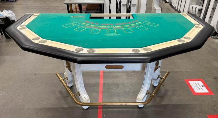 Blackjack tafel (tweedehands), Hobby en Vrije tijd, Gezelschapsspellen | Overige, Gebruikt, Ophalen