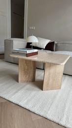 Travertin Salontafel - Japandi | natuursteen retro | vintage, Huis en Inrichting, Tafels | Salontafels, Ophalen, Overige materialen