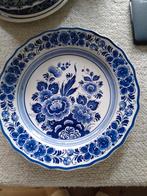 mooi groot delfts blauw bord 26 cm doorsnee, Antiek en Kunst, Ophalen