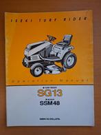 Gebruikershandleiding Iseki SG13 trekker met SSM48 maaidek, Ophalen of Verzenden, Gelezen, Tractor en Landbouw
