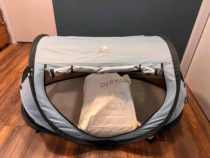 Deryan Luxe Peutertent - Ideaal voor onderweg!, Kinderen en Baby's, Boxen, Zo goed als nieuw, Rechthoekig, Ophalen of Verzenden