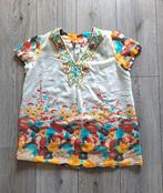 feline tuniek top maat m fleurig, Kleding | Dames, Maat 38/40 (M), Ophalen of Verzenden, Zo goed als nieuw, Korte mouw