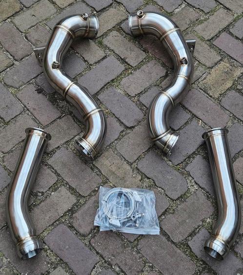 Uitlaat downpipe catles / decat MERCEDES C63AMG W205 ZIE ADV, Auto diversen, Tuning en Styling, Ophalen of Verzenden