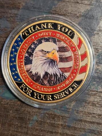 Amerikaanse Veteranen Herdenkingsmunt beschikbaar voor biedingen